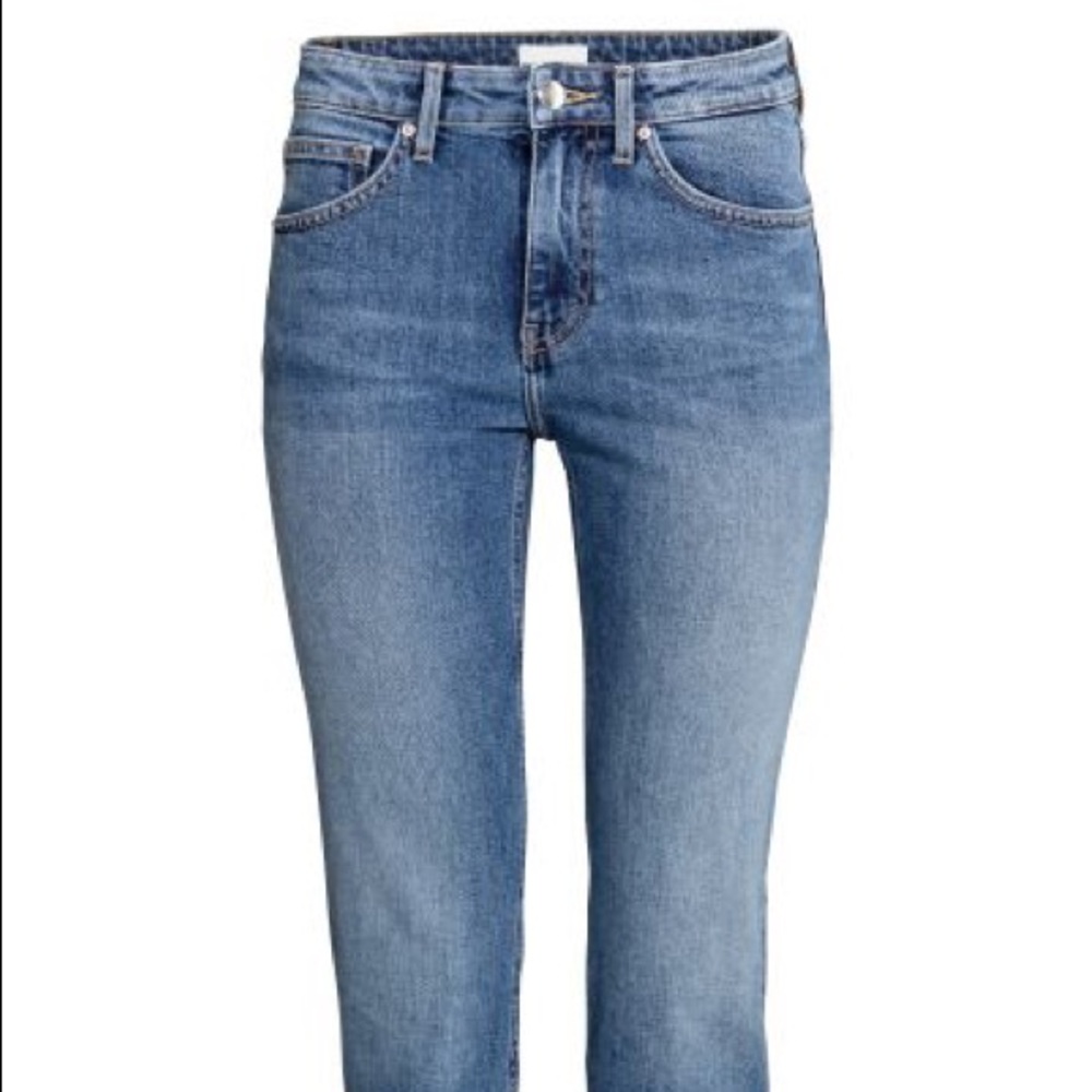 H&M Conscious straight regular ankle jeans